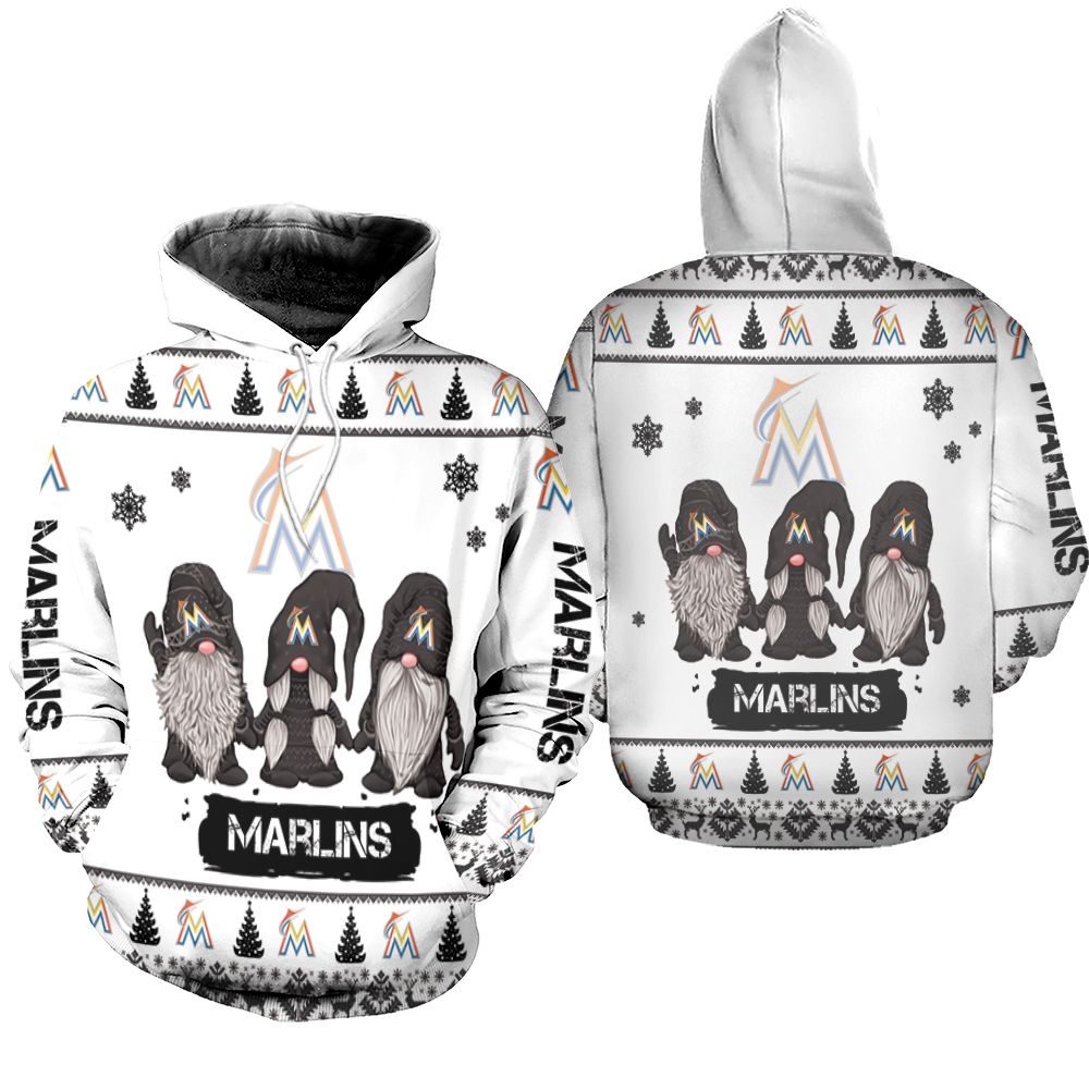 Gnomes Marlins Christmas 3D Hoodie