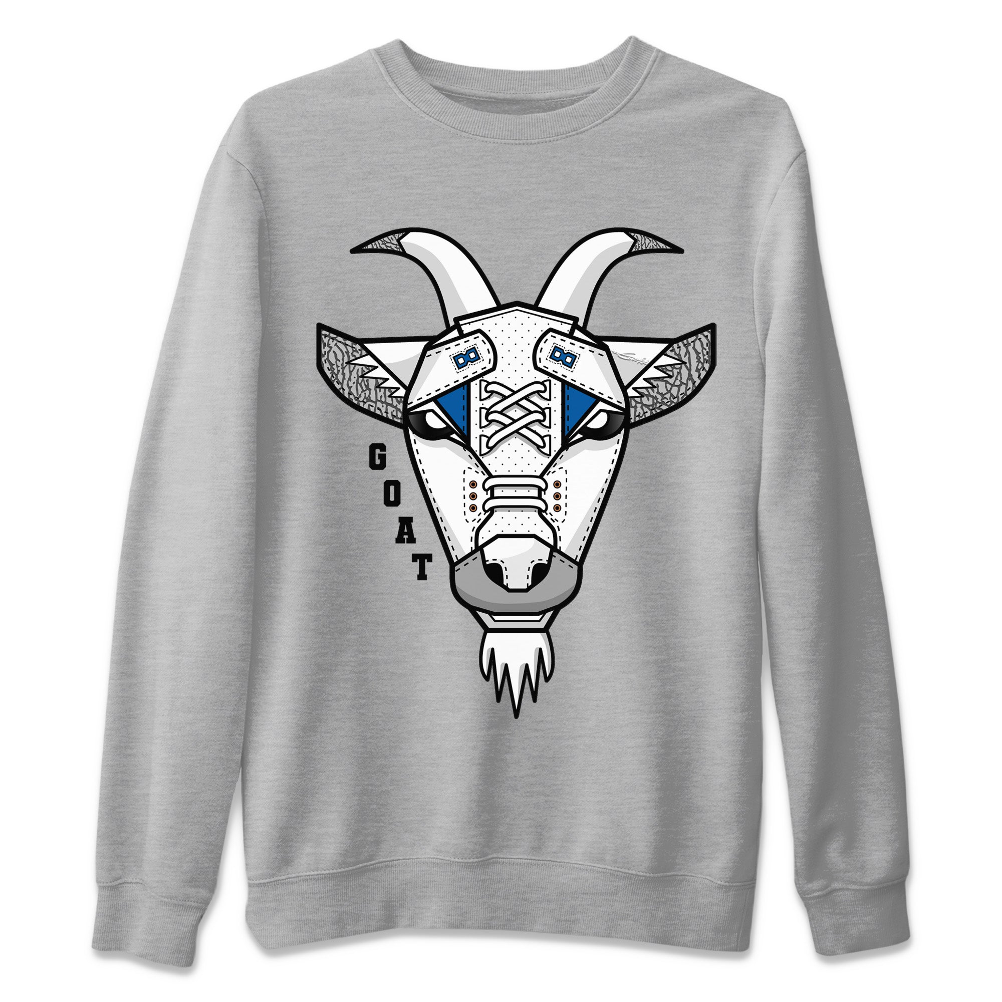 Goat Face Unisex Sweater – Air Jordan 3 Wizards, Sneakers Matching Sweater