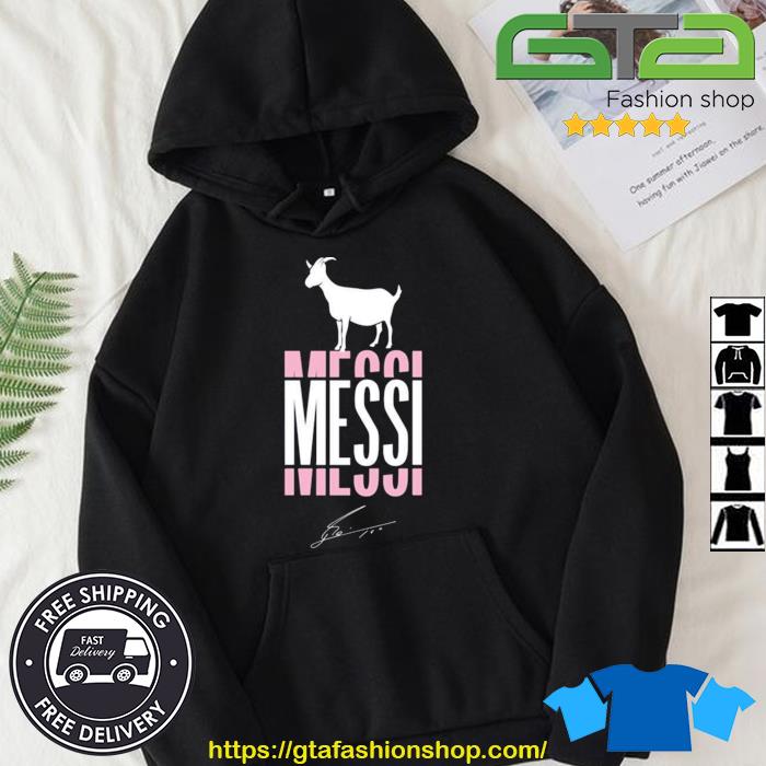Goat Leo Messi In Inter Miami Signature Hoodie
