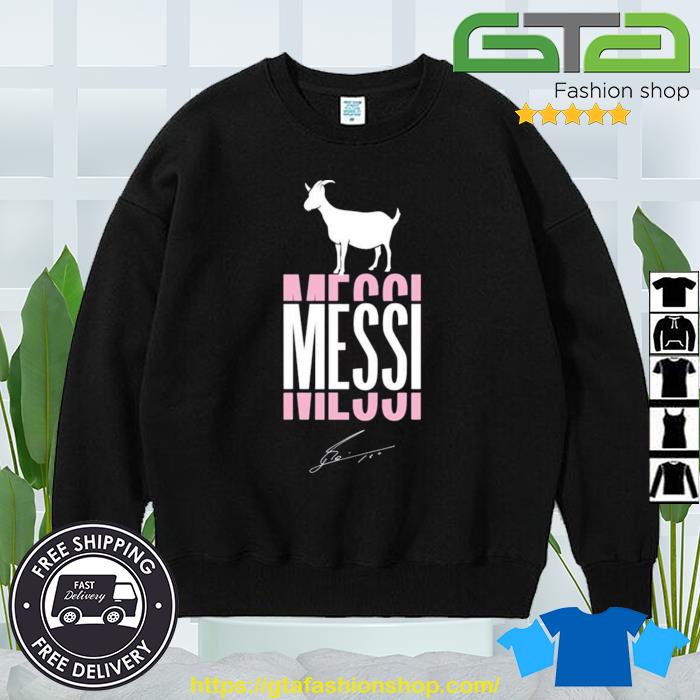 Goat Leo Messi In Inter Miami Signature Sweater