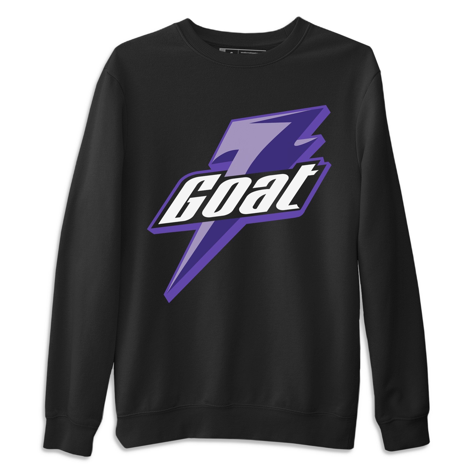 Goat Unisex Sweater – Air Jordan 1 Court Purple, Sneakers Matching Sweater