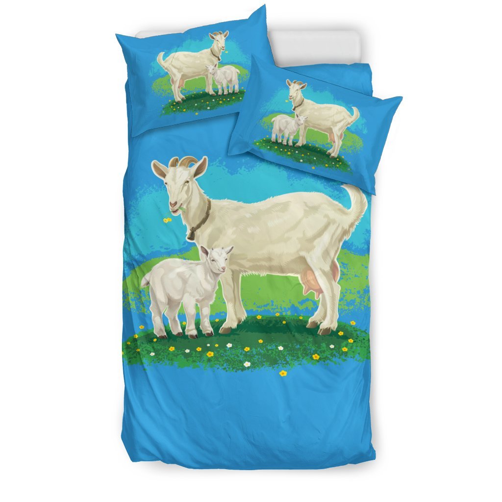 Goats 3D Customized Duvet Cover Bedding Set