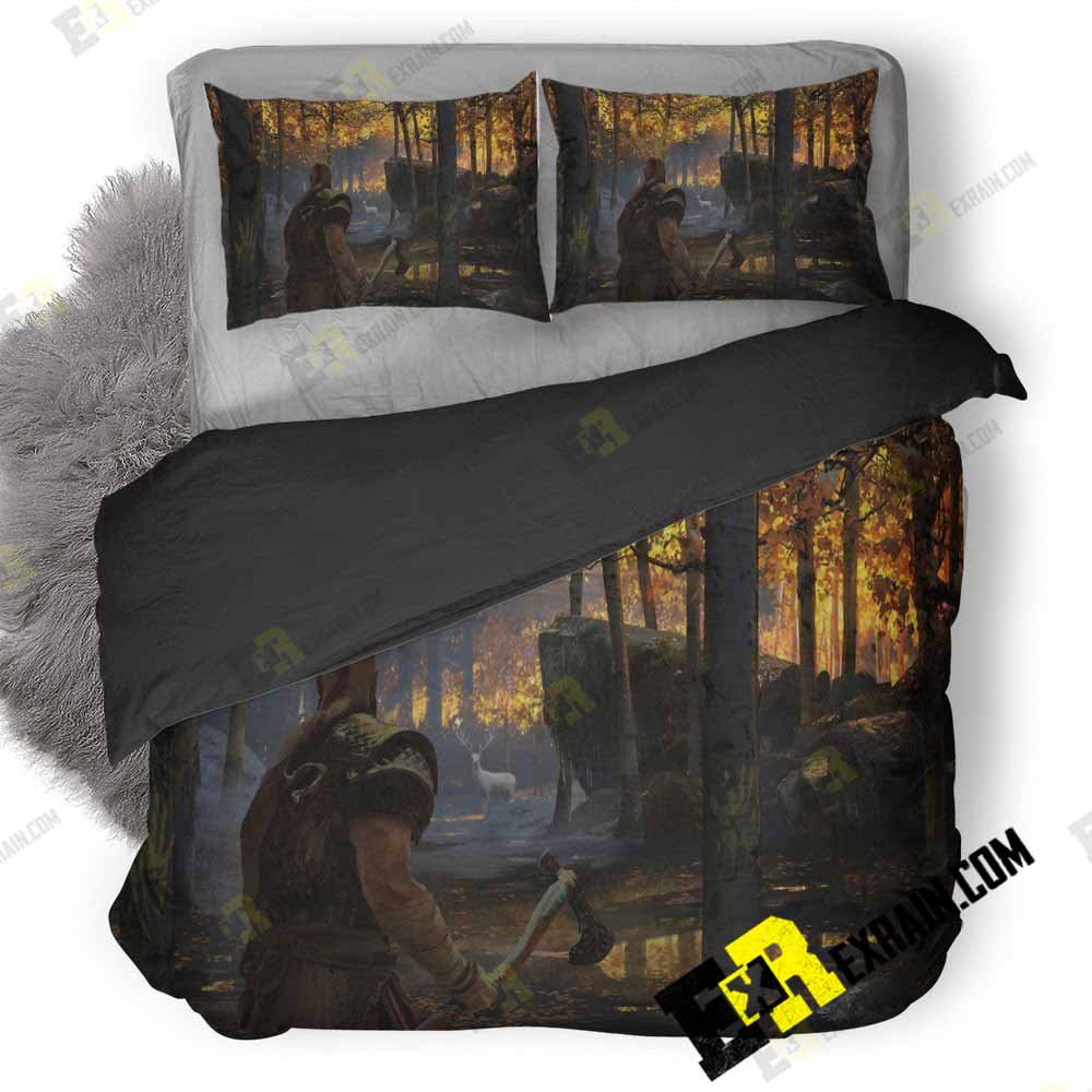God Of War Concept Art Mf 3D Customized Duvet Cover Bedding Set