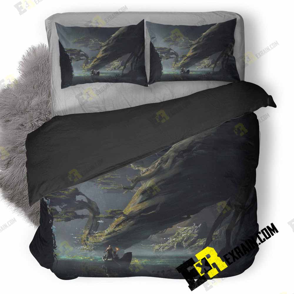 God Of War Official Art Vc 3D Customized Duvet Cover Bedding Set