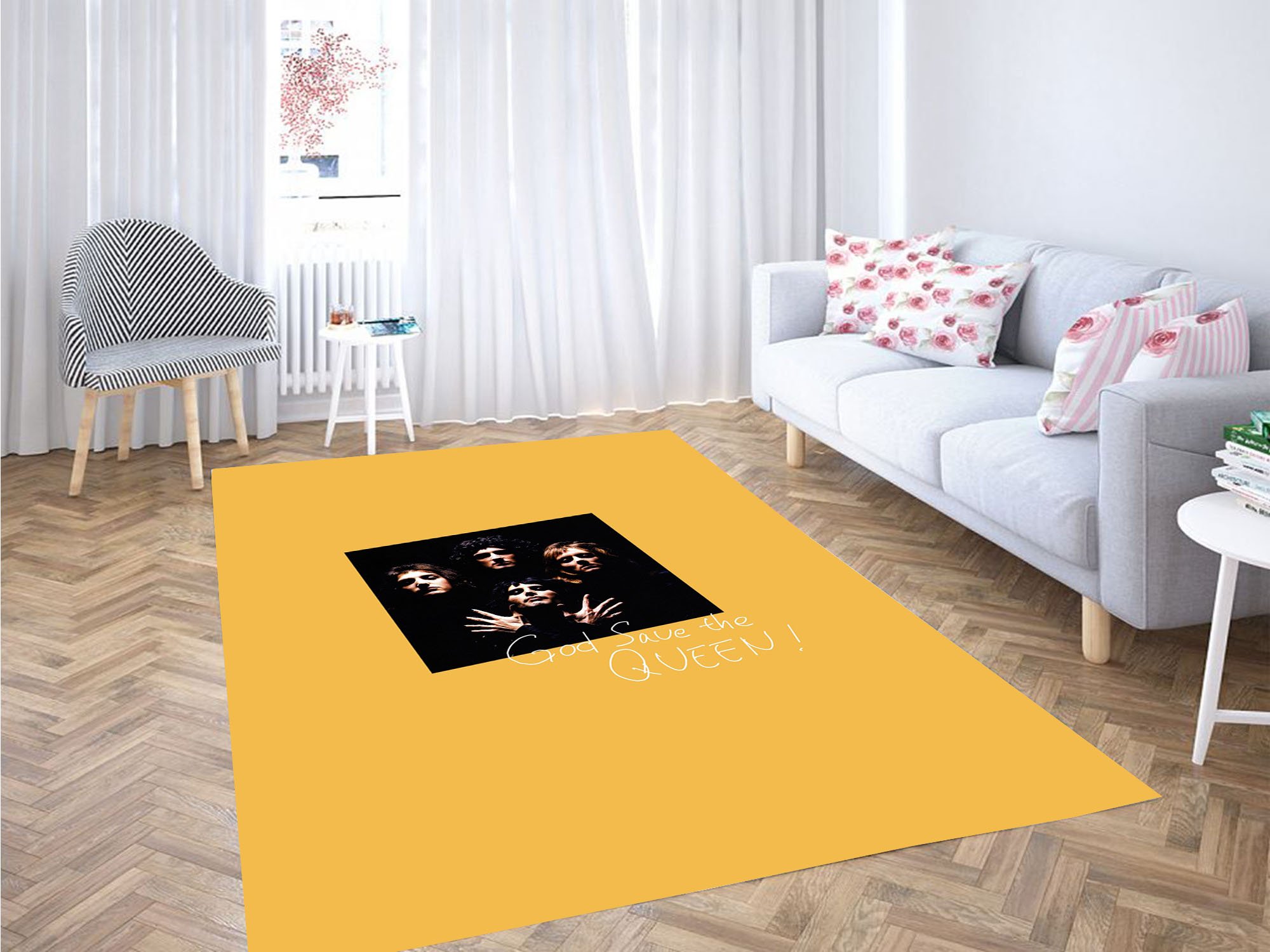 God Save The Queen Carpet Rectangle Rug