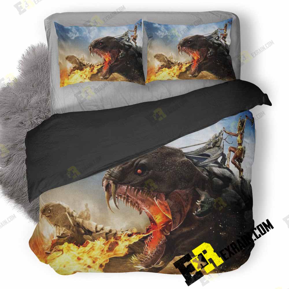 Gods Of Egypt Dragon 3D Customized Duvet Cover Bedding Set