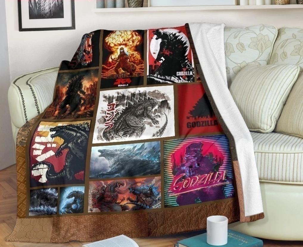 Godzilla Fleece Blanket