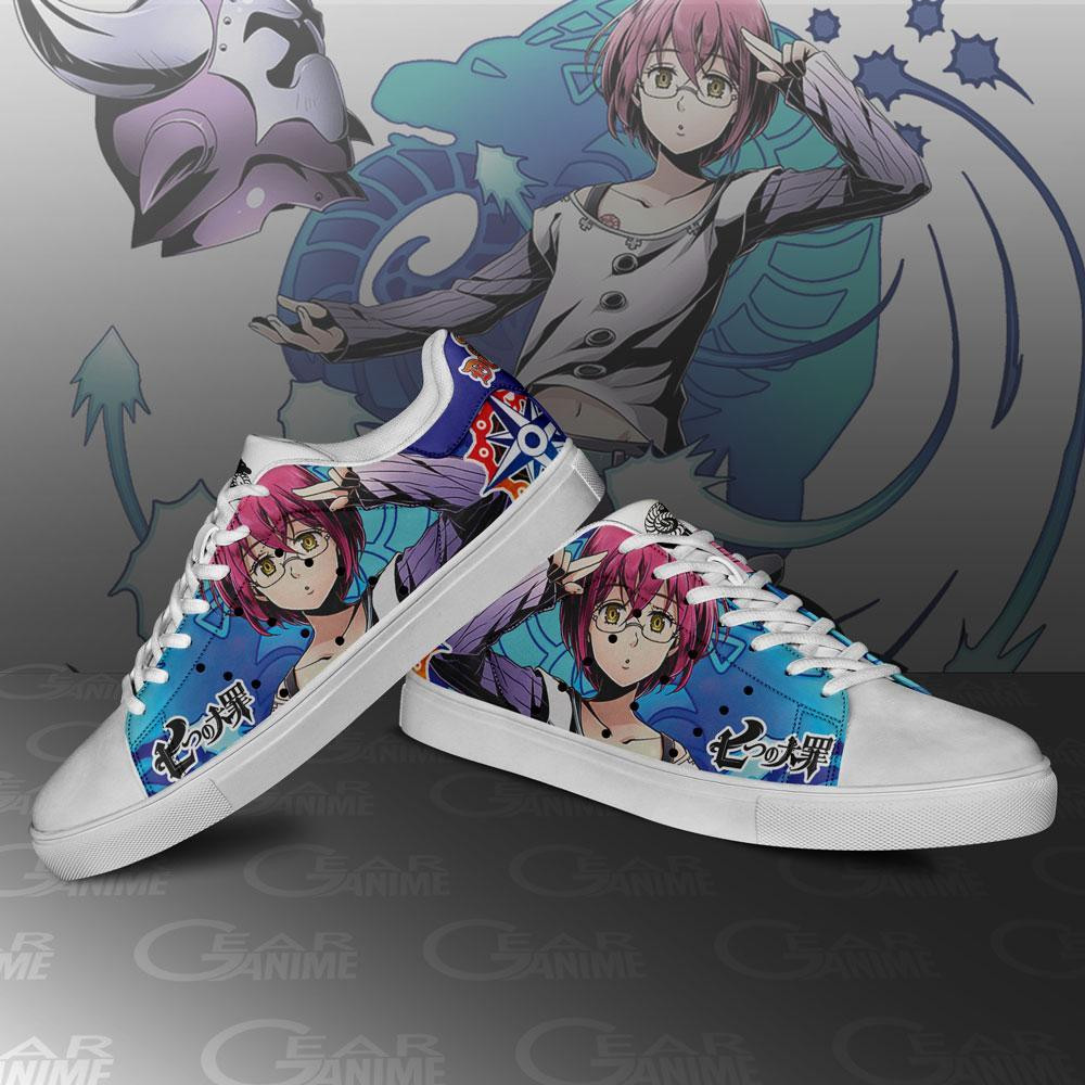 Goether Skate Shoes The Seven Deadly Sins Anime Custom Sneakers