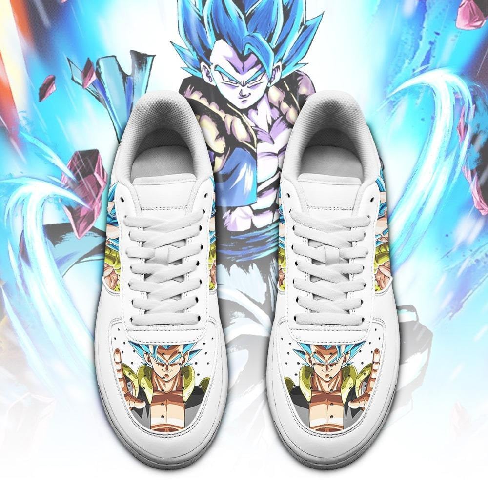 Gogeta Air Sneakers Custom Dragon Ball Anime Shoes Simple