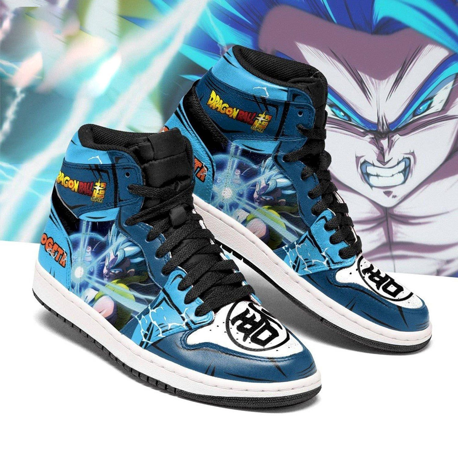 Gogeta Dragon Ball 2 High Top Air Jordan Sneaker, Air Jordan Hightop