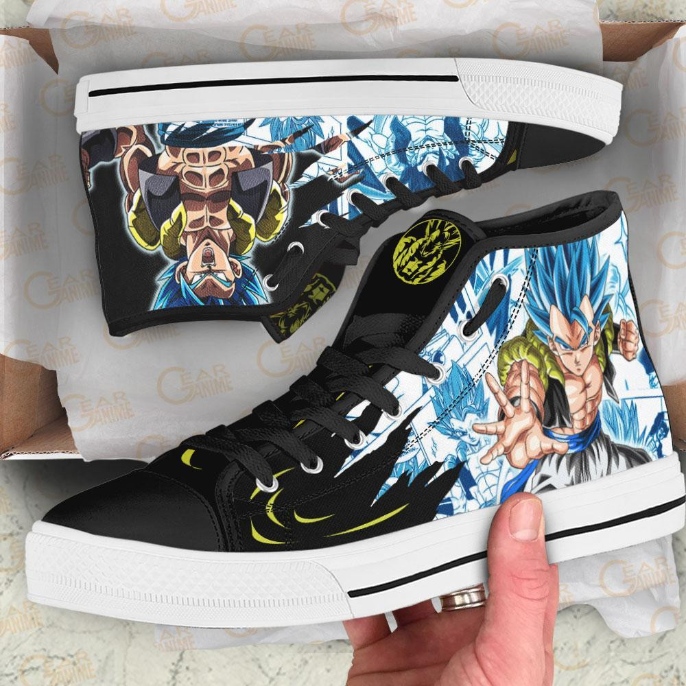 Gogeta High Top Shoes Custom Manga Anime Dragon Ball Sneakers