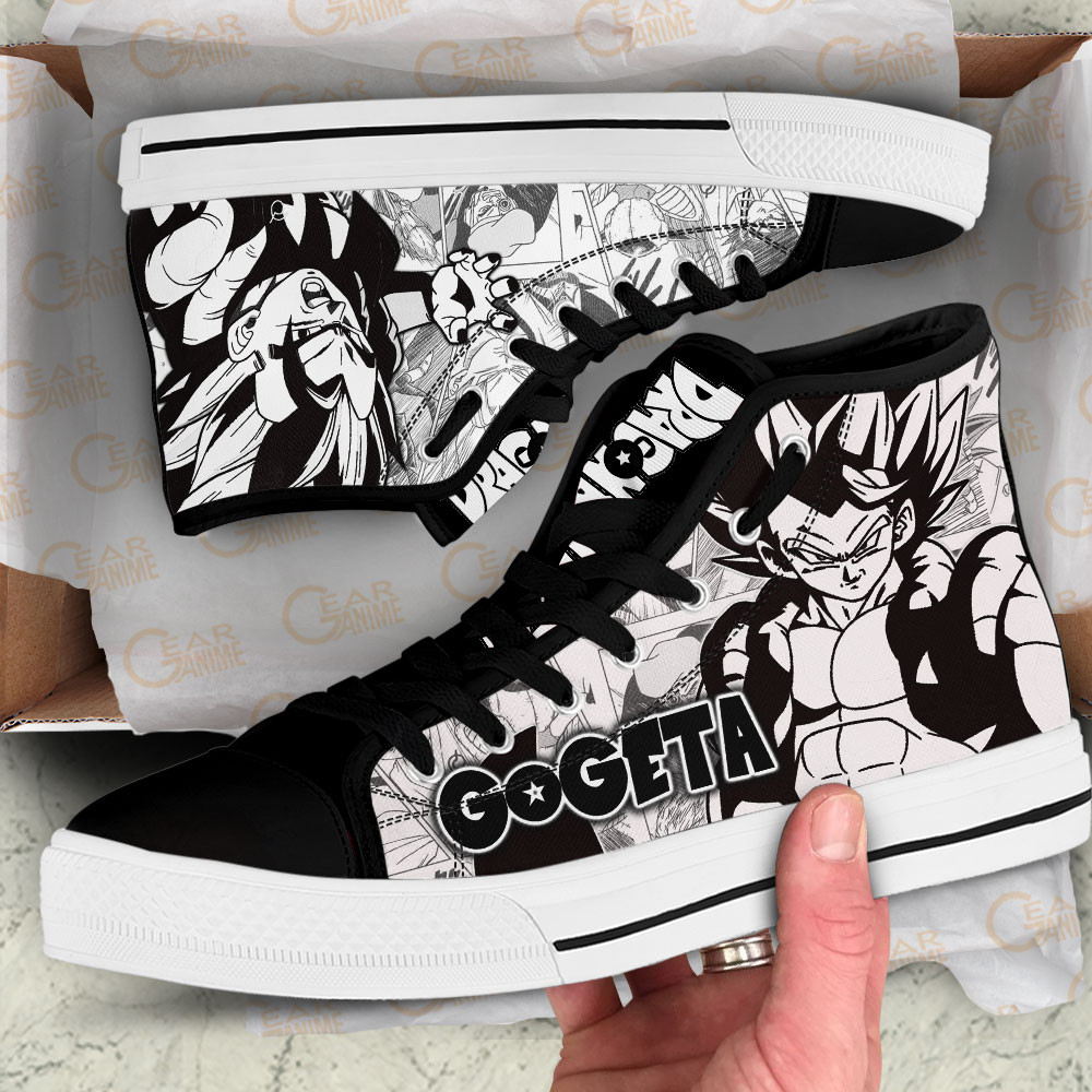 Gogeta High Top Shoes Dragon Ball Custom Manga Sneakers