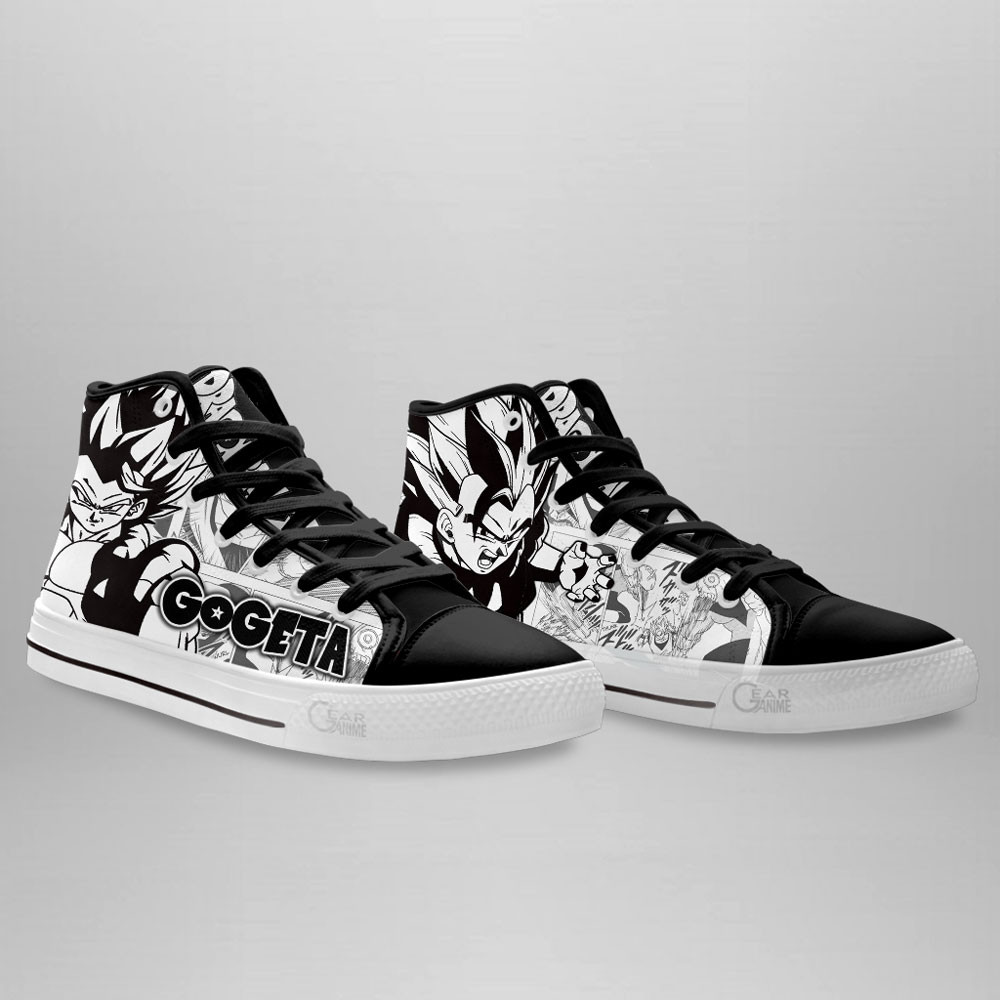 Gogeta High Top Shoes Dragon Ball Custom Manga Sneakers