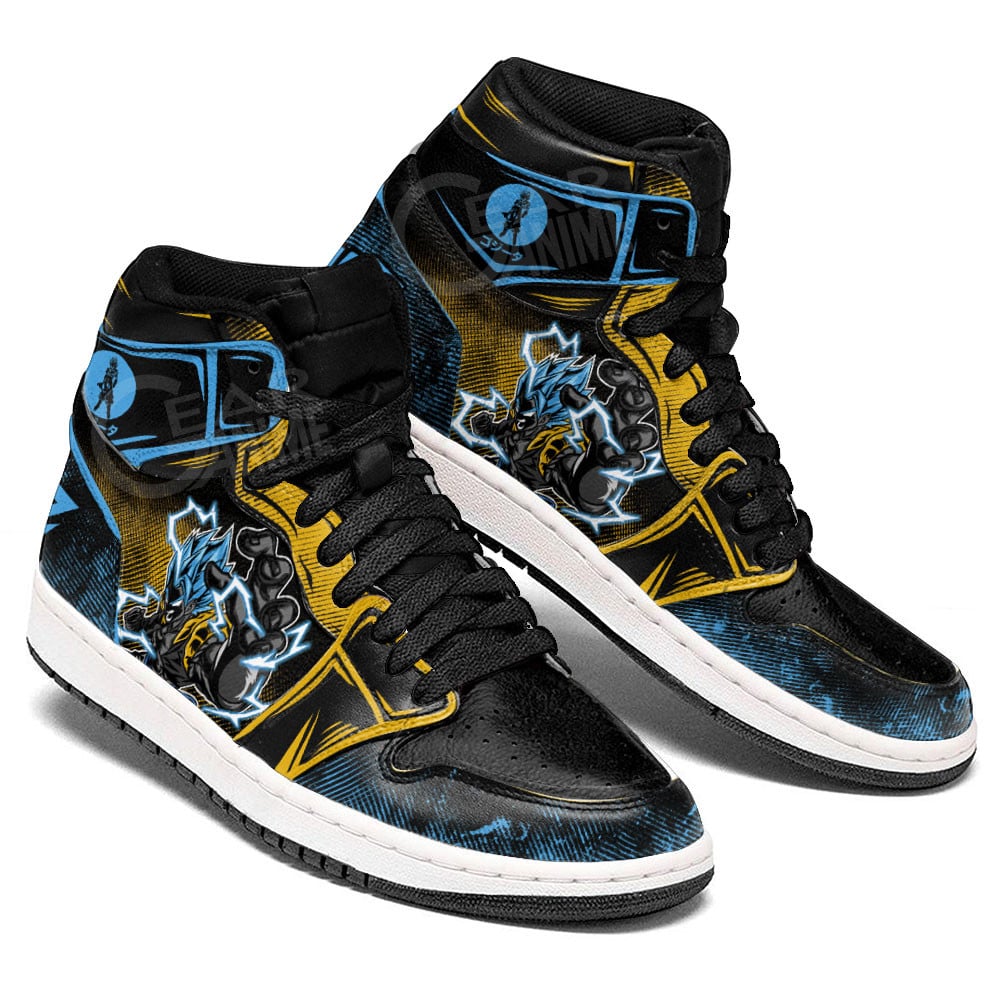 Gogeta JD1s Sneakers Dragon Ball Anime Shoes Style Amoled, Air Jordan Hightop