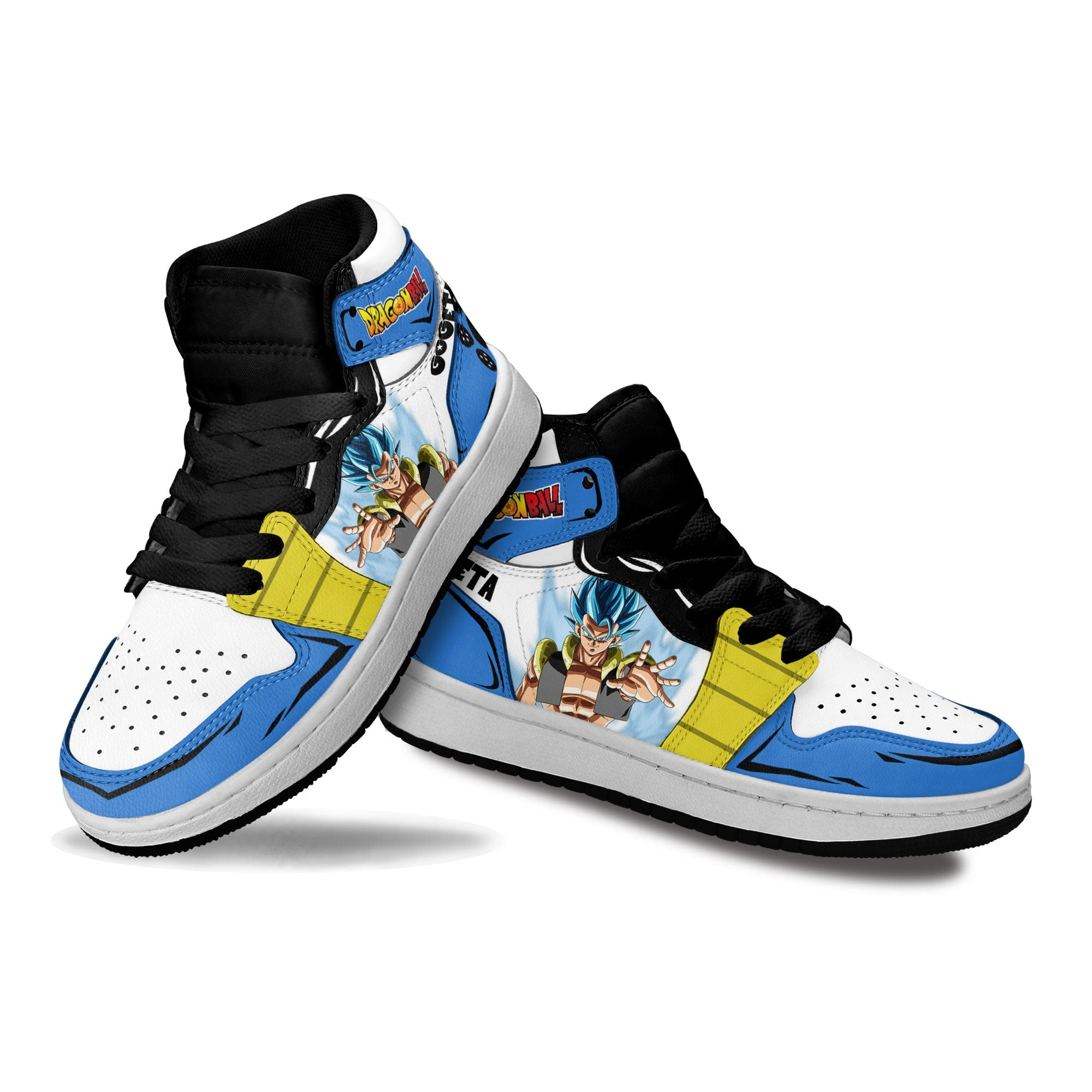 Gogeta Kids Sneakers Custom Anime Dragon Ball Shoes For Kids