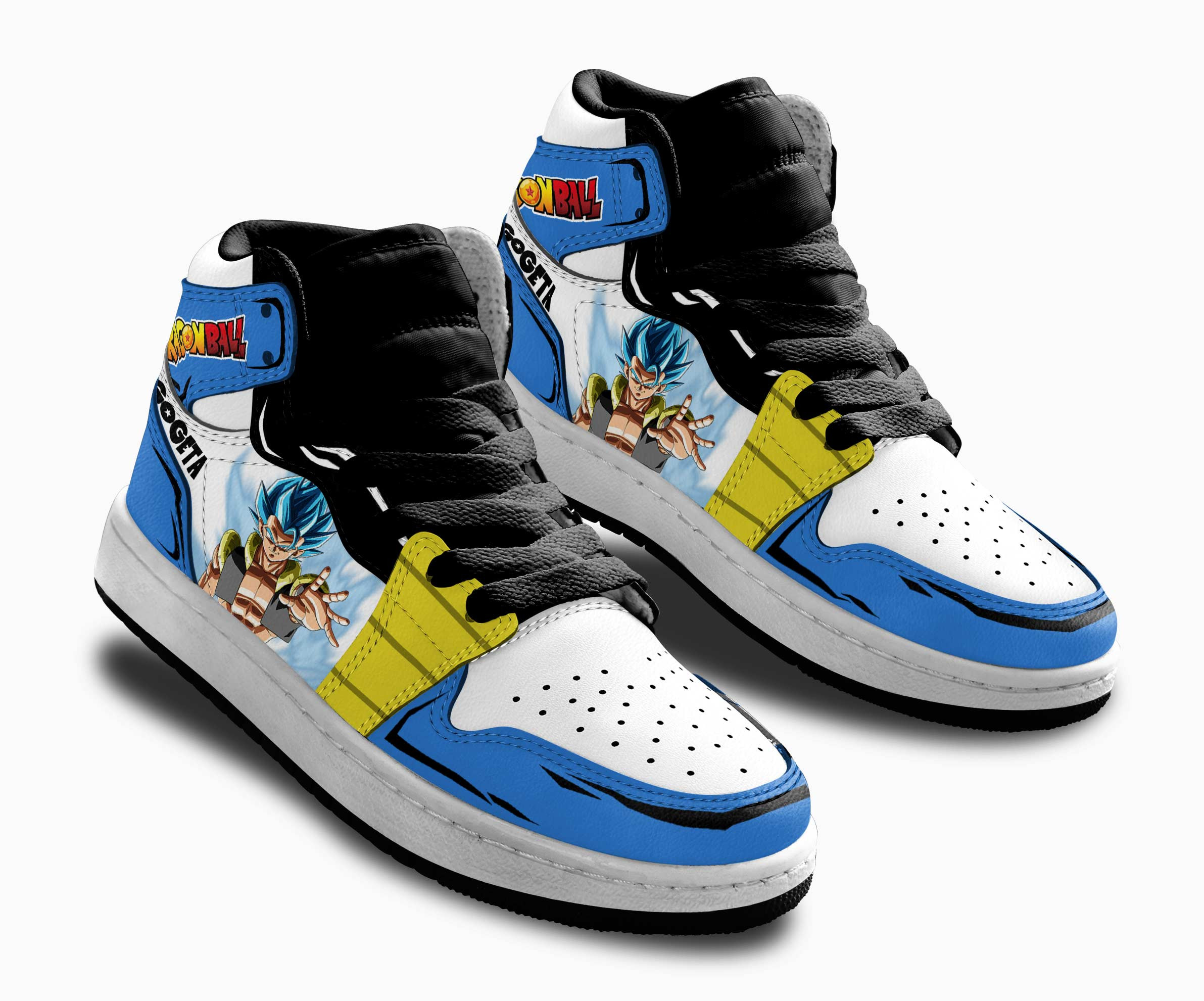 Gogeta Kids Sneakers Custom Anime Dragon Ball Shoes For Kids