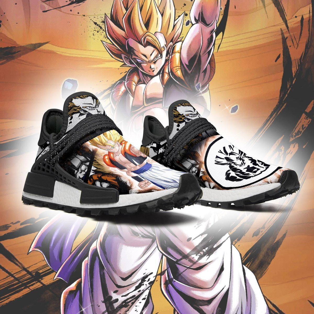 Gogeta Shoes Power Dragon Ball Anime Sneakers, NMD Shoes
