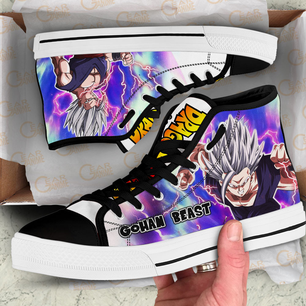 Gohan Beast High Top Shoes Dragon Ball Super Custom Anime Sneakers