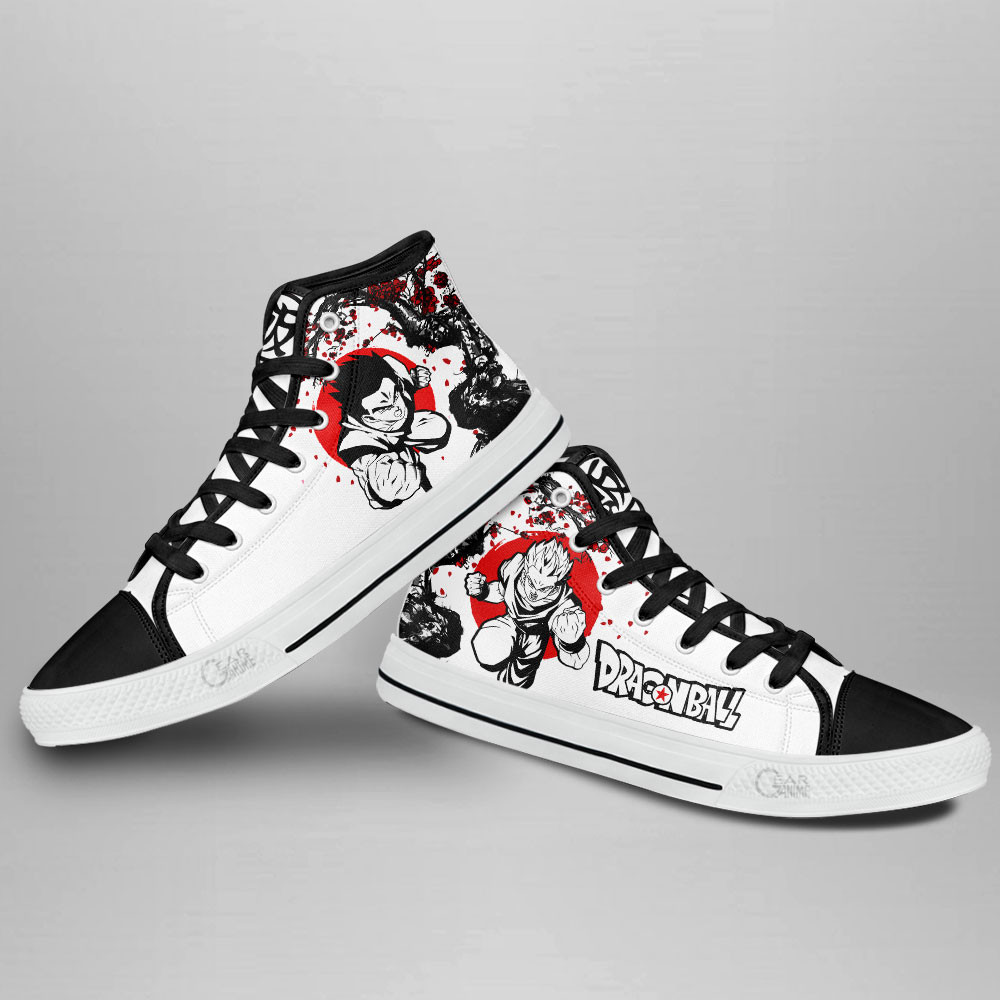 Gohan High Top Shoes Custom Dragon Ball Anime Sneakers Japan Style