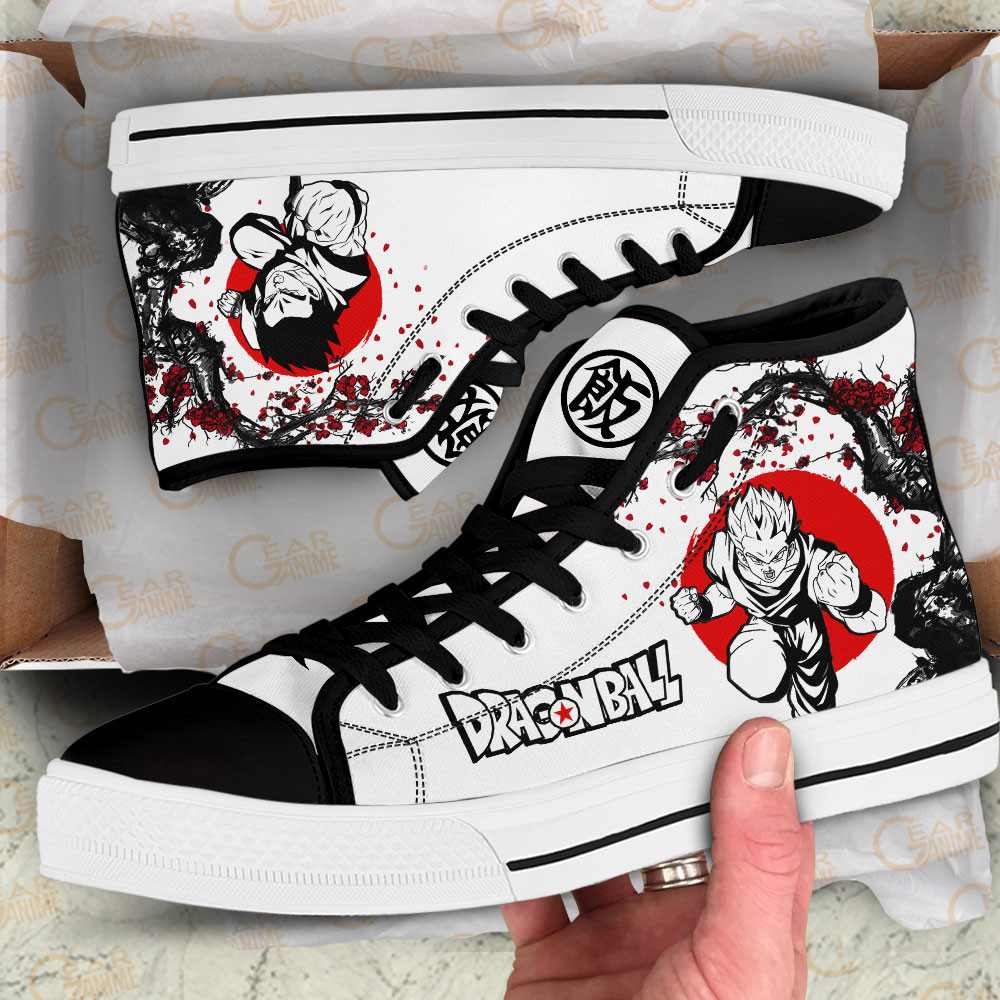 Gohan High Top Shoes Custom Dragon Ball Anime Sneakers Japan Style