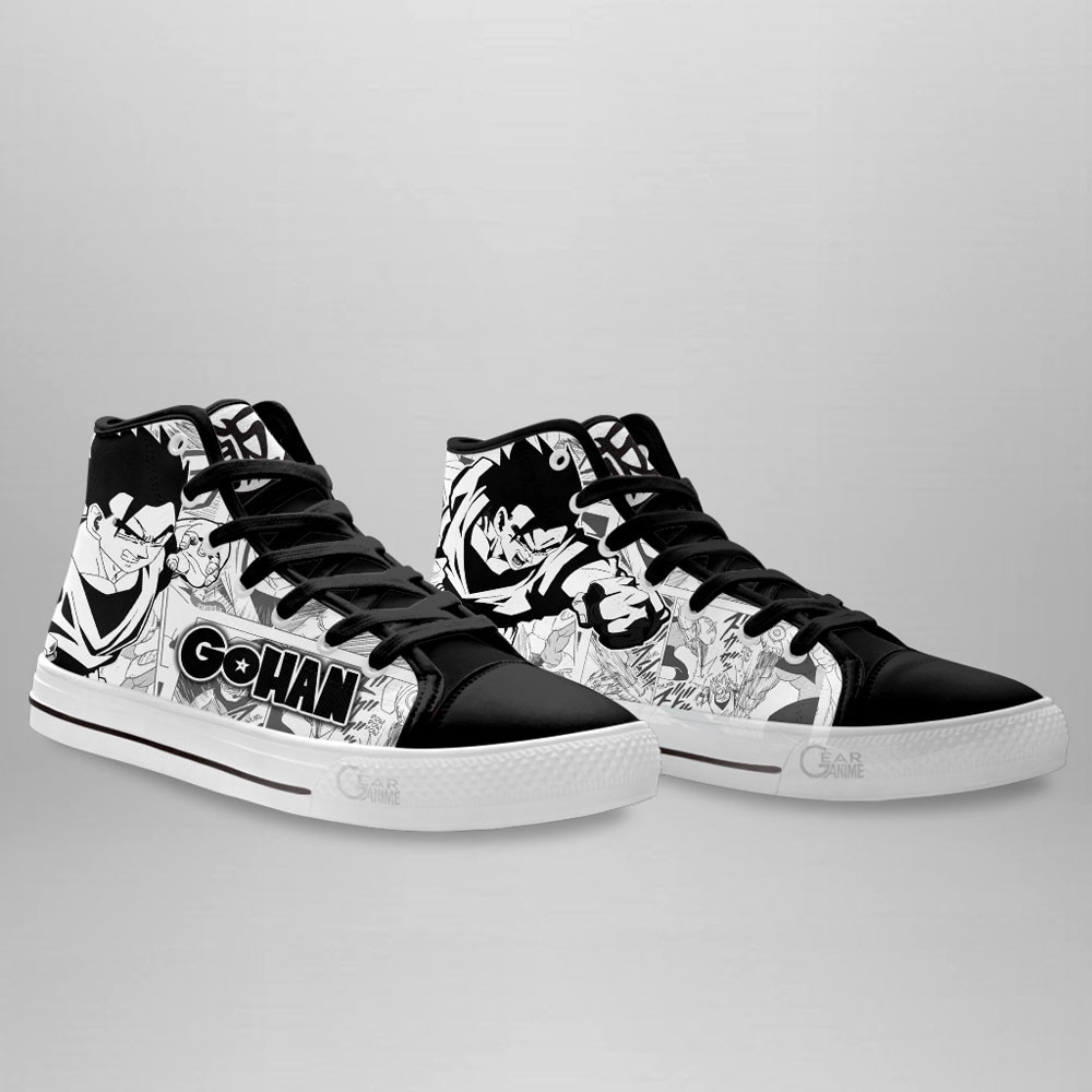 Gohan High Top Shoes Dragon Ball Custom Manga Sneakers