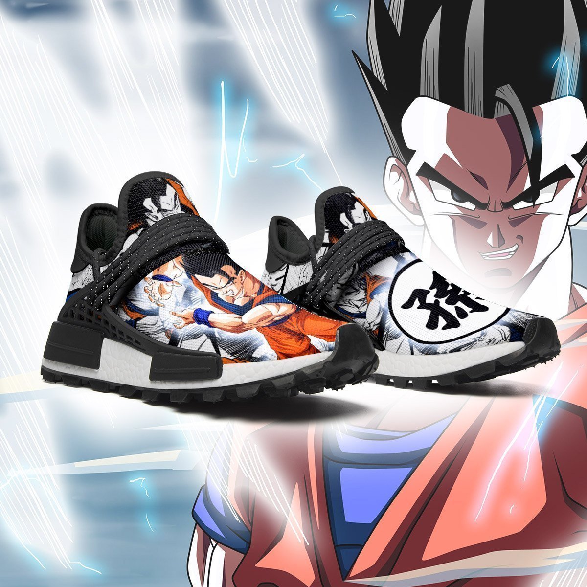Gohan Shoes Symbol Dragon Ball Anime Sneakers, NMD Shoes