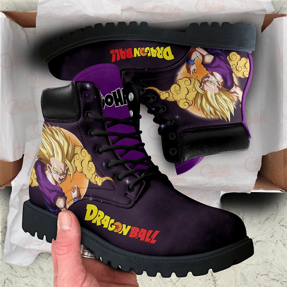 Gohan Super Saiyan 2 Teen Boots Dragon Ball Custom Anime Shoes