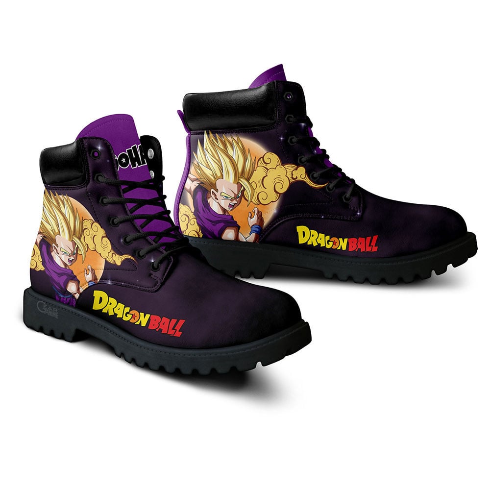 Gohan Super Saiyan 2 Teen Boots Dragon Ball Custom Anime Shoes