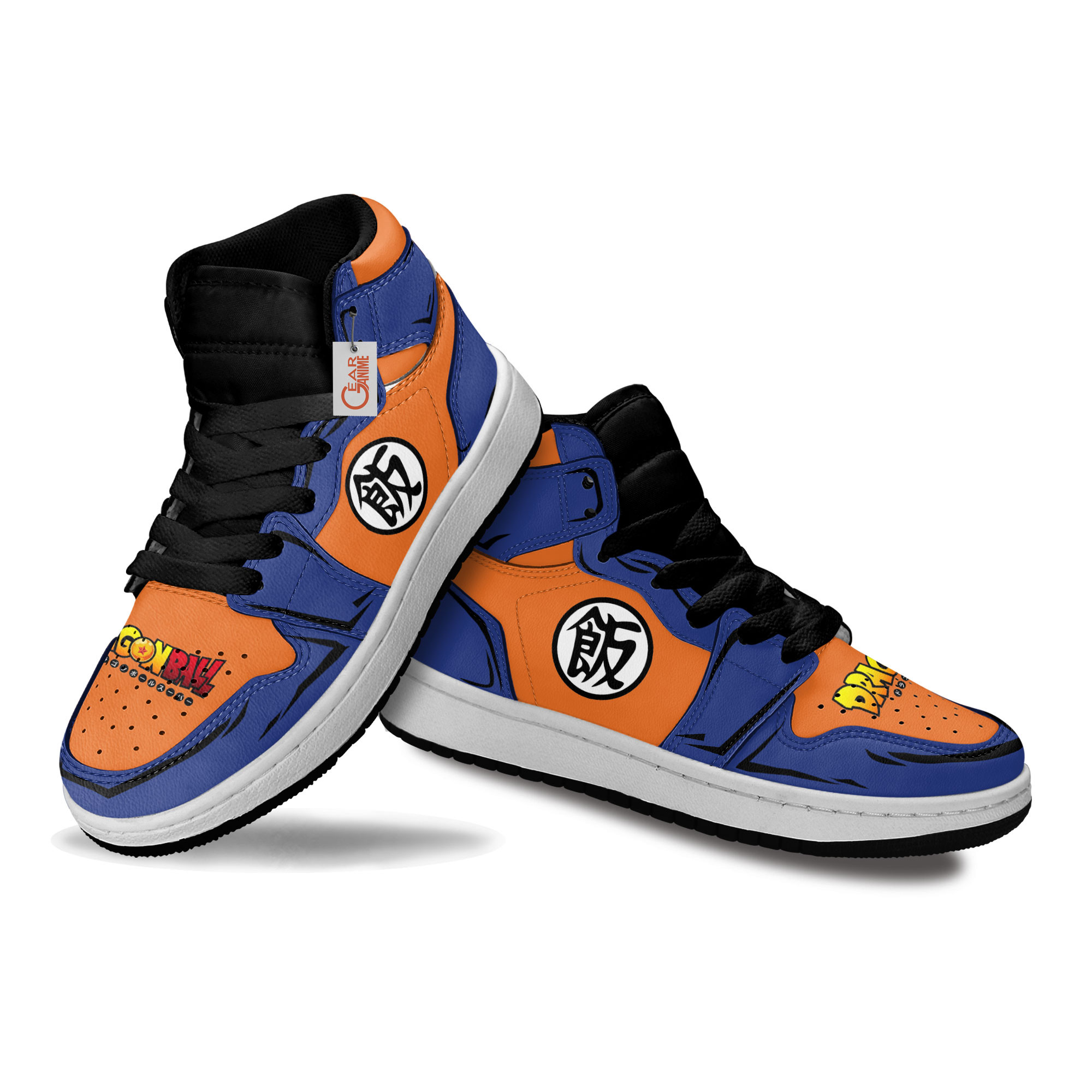Gohan Symbol Kids Sneakers Custom Anime Kids Shoes