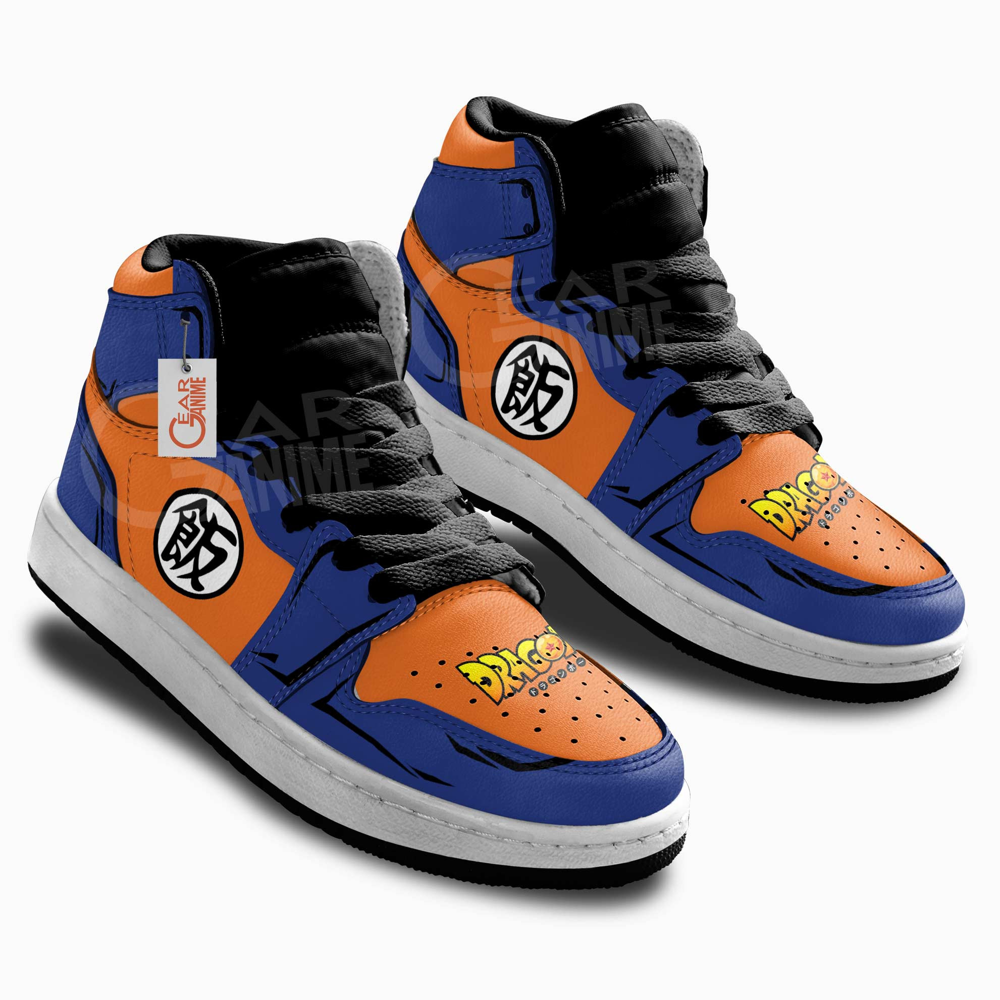 Gohan Symbol Kids Sneakers Custom Anime Kids Shoes