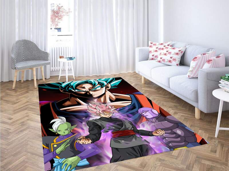 Goku And Another Character Carpet Rectangle Rug