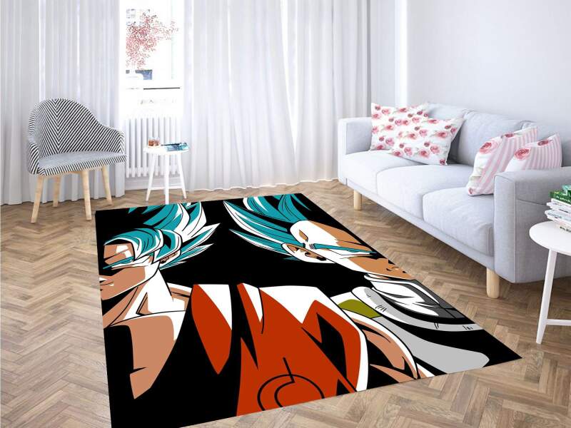 Goku And Vegeta Carpet Rectangle Rug
