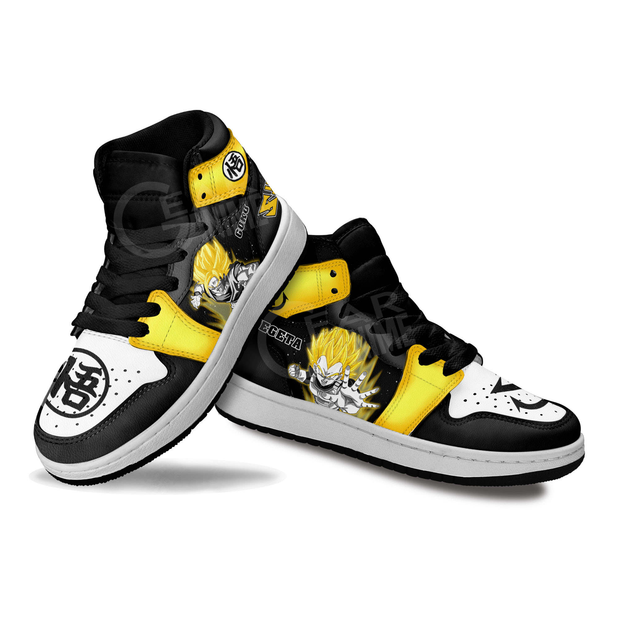 Goku and Vegeta Super Saiyan Kids Sneakers Dragon Ball Anime Shoes For Kids