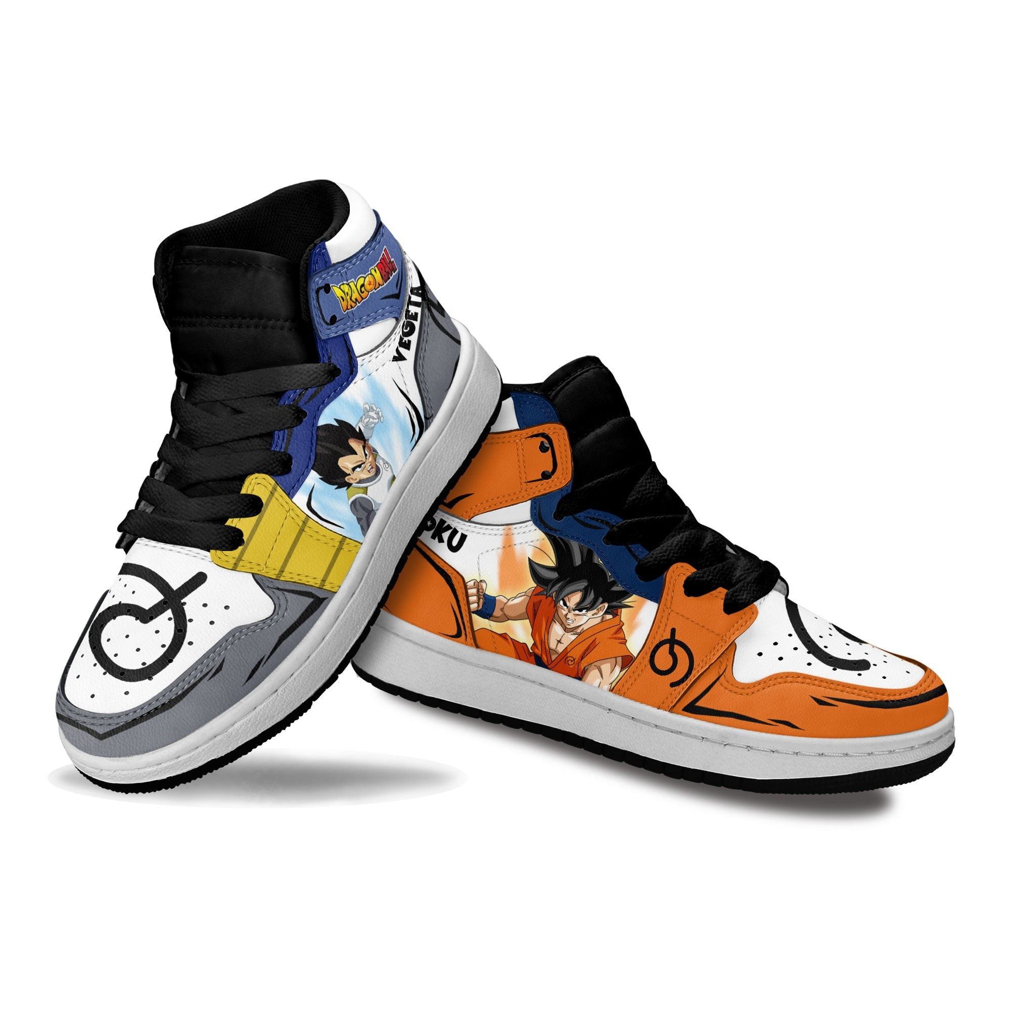 Goku and Vegeta Whis Kids Sneakers Custom Anime Dragon Ball Shoes For Kids