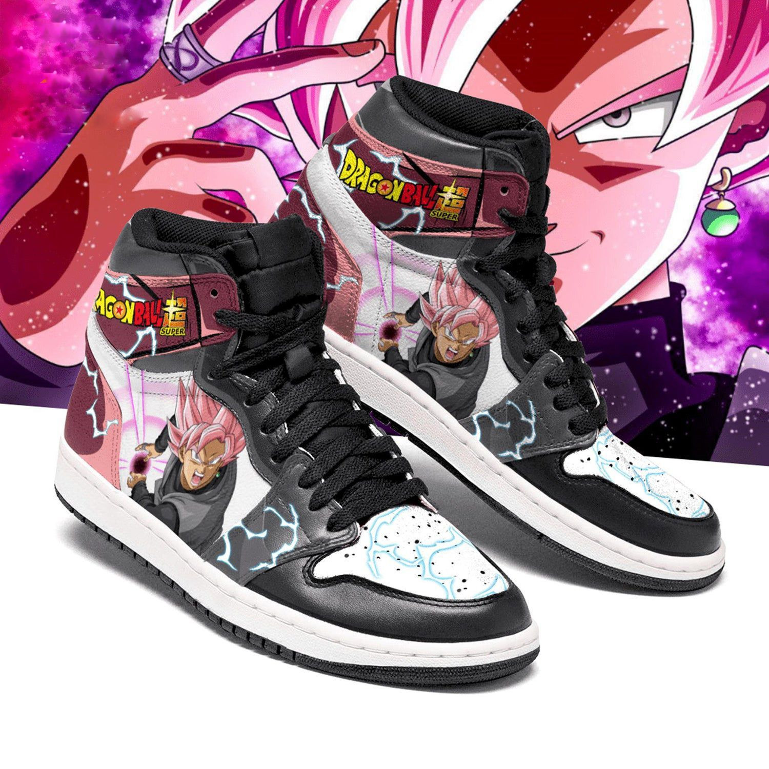 Goku Black Dragon Ball High Top Air Jordan Sneaker, Air Jordan Hightop