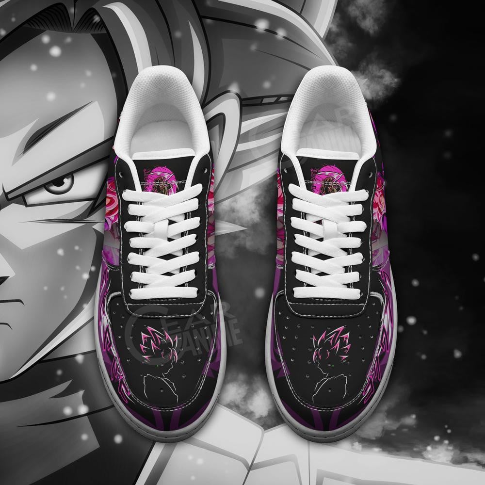 Goku Black Rose Air Shoes Dragon Ball Custom Anime Shoes