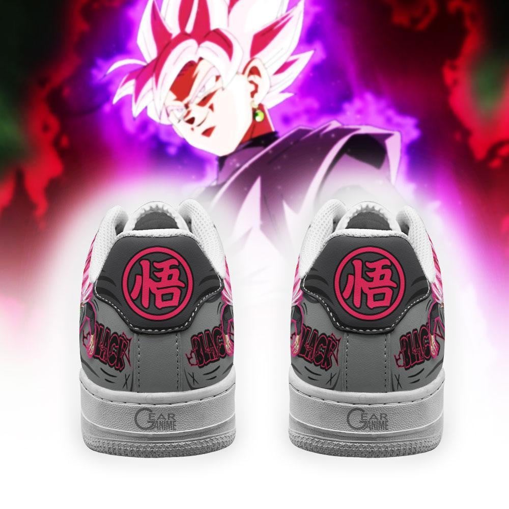 Goku Black Rose Air Sneakers Custom Anime Dragon Ball Shoes