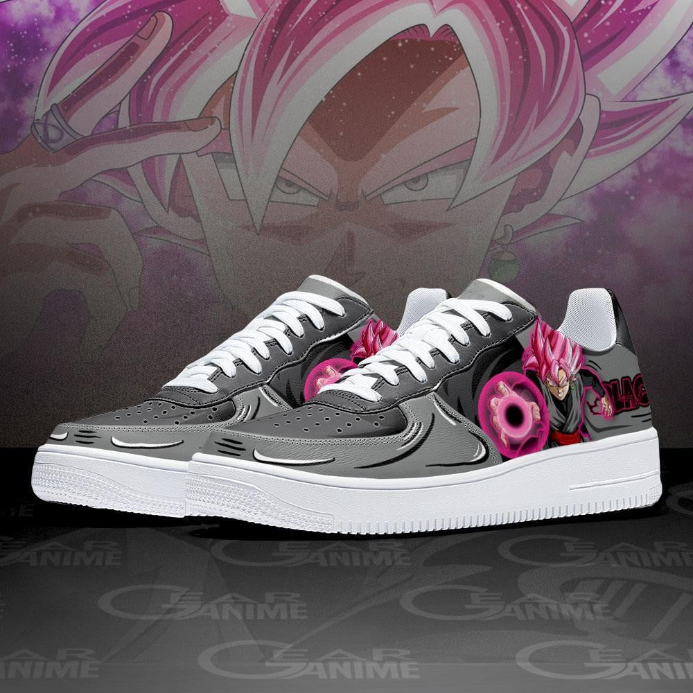 Goku Black Rose Air Sneakers Custom Anime Dragon Ball Shoes