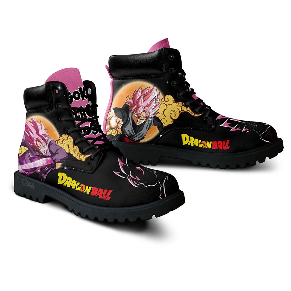Goku Black Rose Boots Dragon Ball Custom Anime Shoes