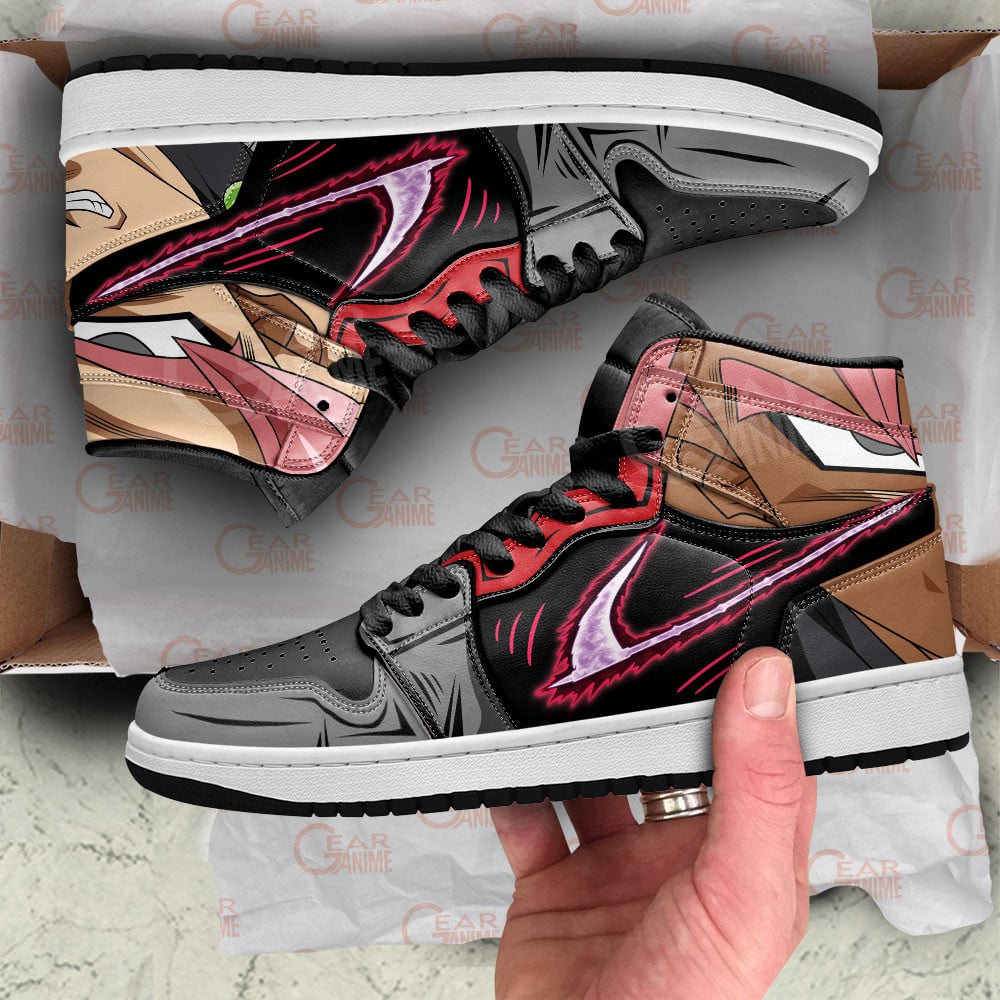 Goku Black Rose JD1s Sneakers Dragon Ball Anime Shoes, Air Jordan Hightop