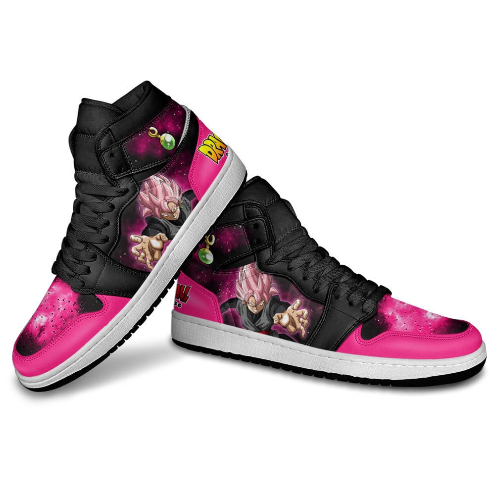 Goku Black Rose JD1s Sneakers Dragon Ball Anime Shoes Mix Galaxy, Air Jordan Hightop