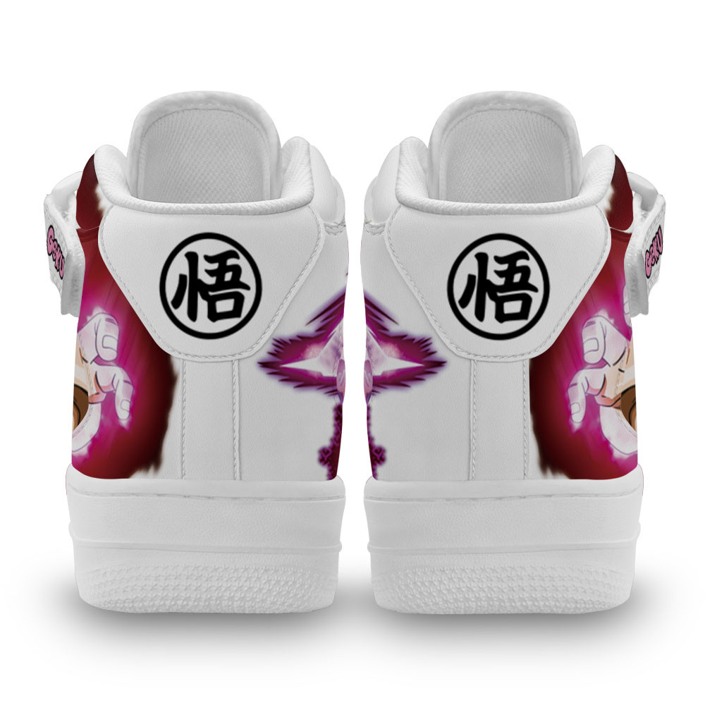 Goku Black Rose Sneakers Air Mid Custom Dragon Ball Anime Shoes