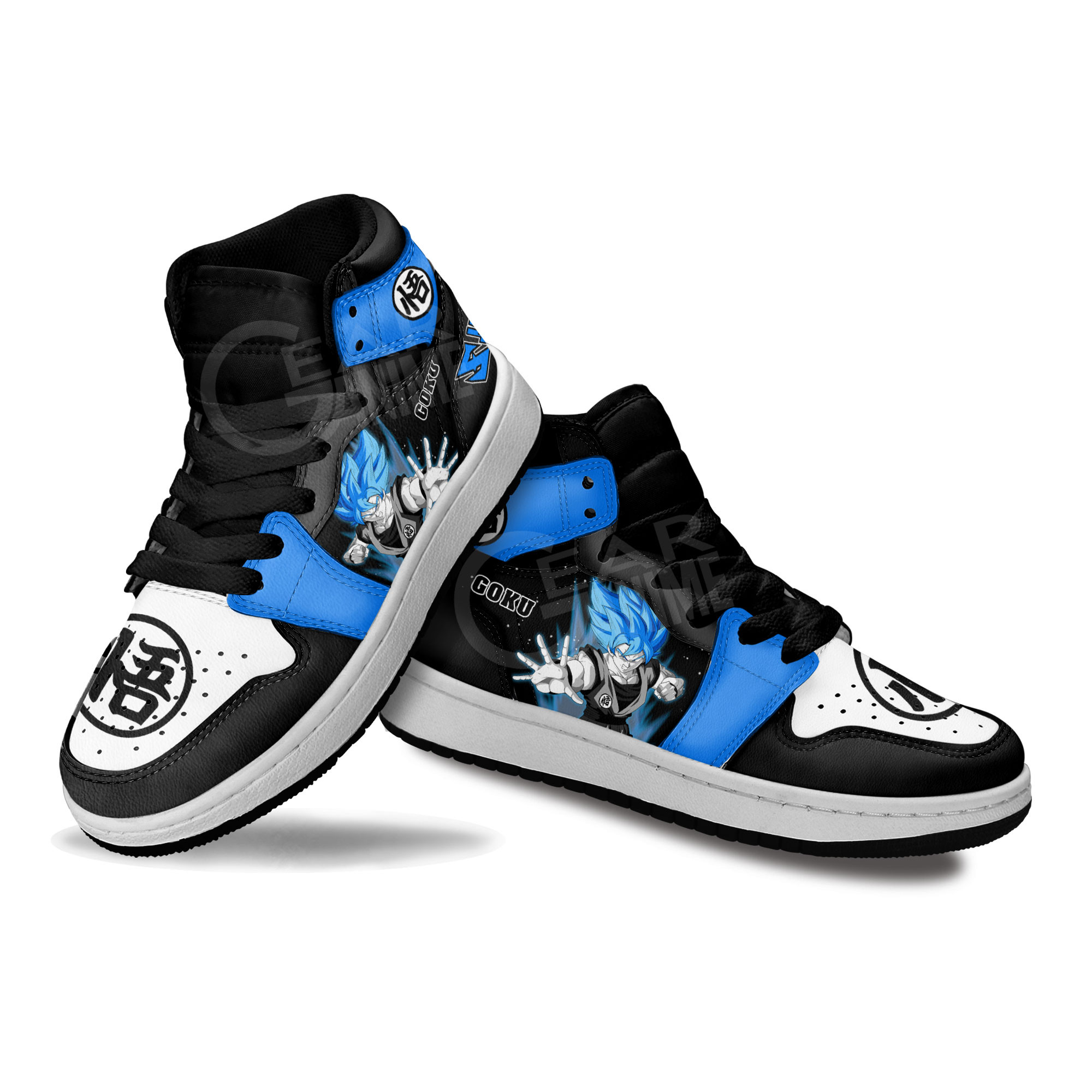 Goku Blue Kids Sneakers Dragon Ball Anime Shoes For Kids