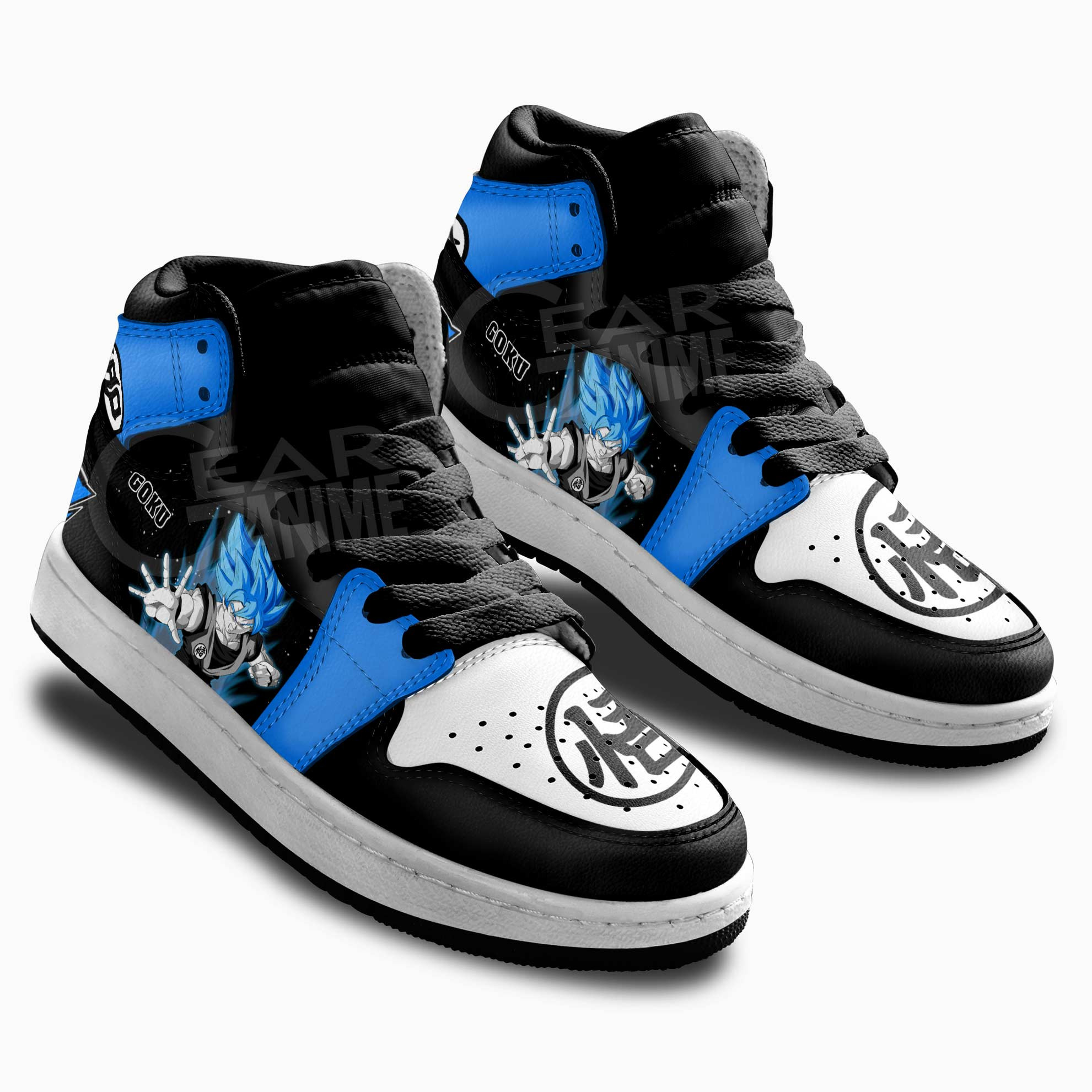 Goku Blue Kids Sneakers Dragon Ball Anime Shoes For Kids