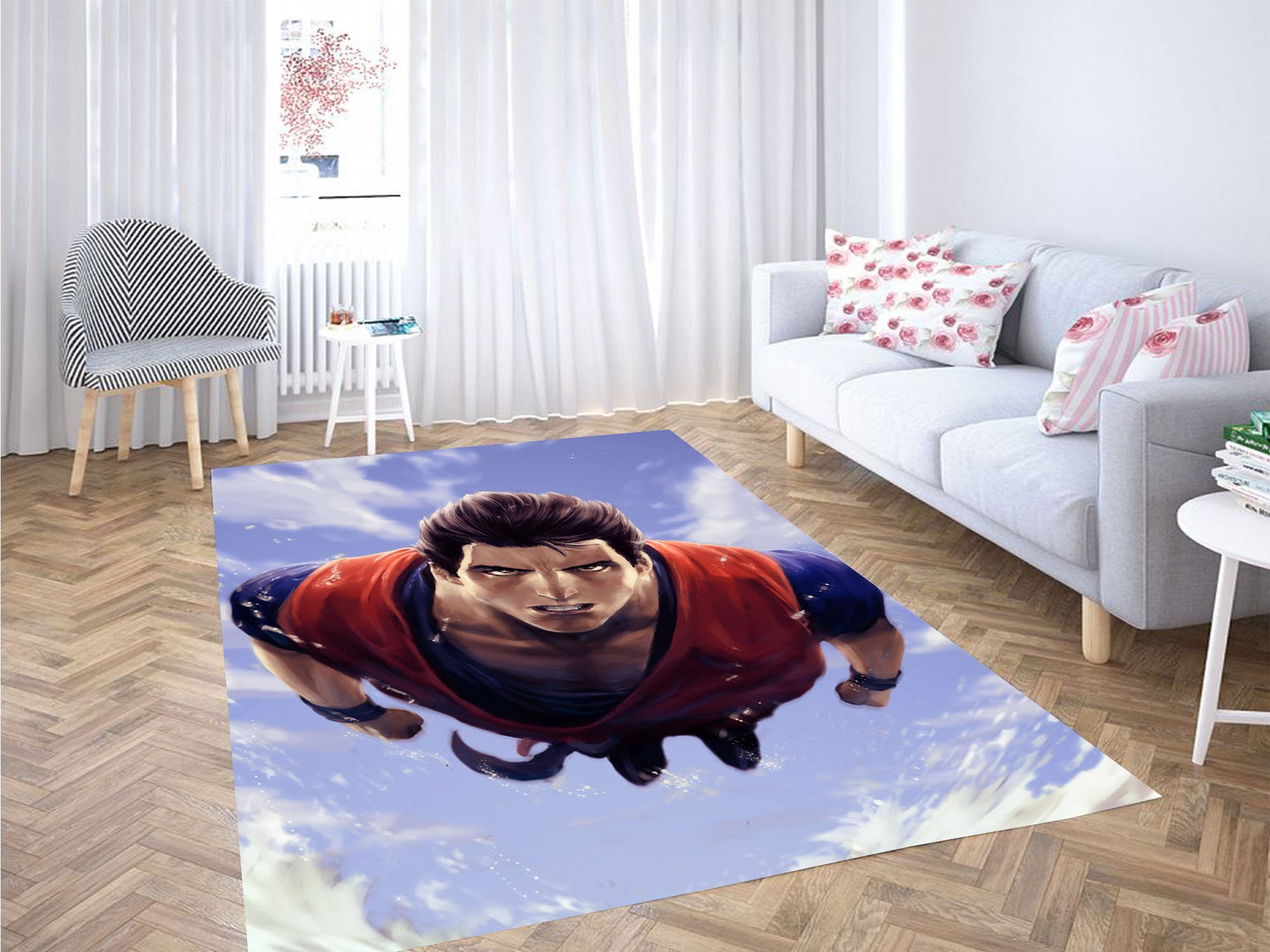 Goku Digital Painting Carpet Rectangle Rug