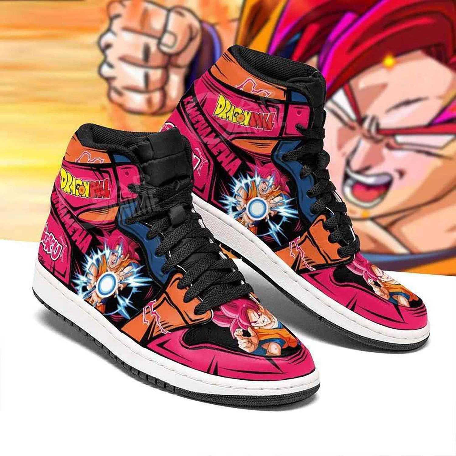 Goku Dragon Ball 3 High Top Air Jordan Sneaker, Air Jordan Hightop