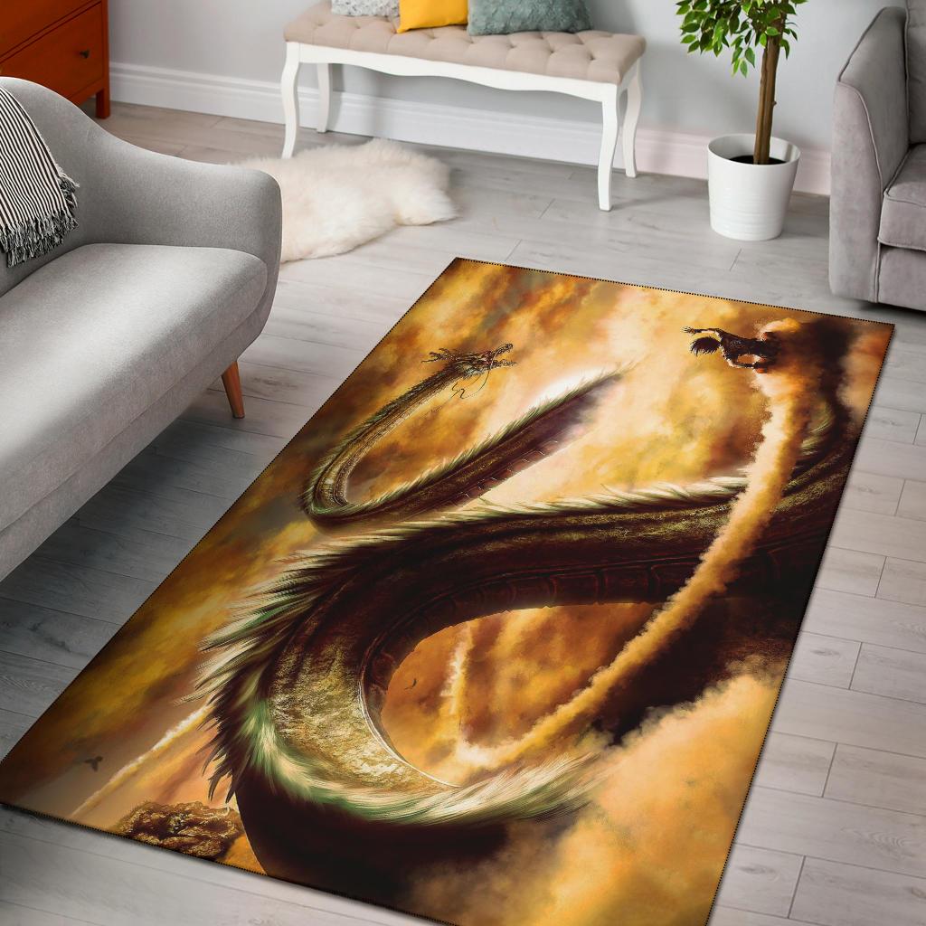 Goku Dragon Ball Area Rectangle Rug