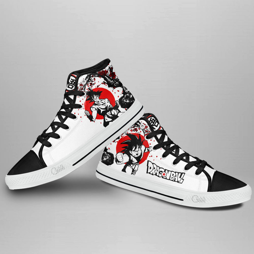 Goku High Top Shoes Custom Dragon Ball Anime Sneakers Japan Style