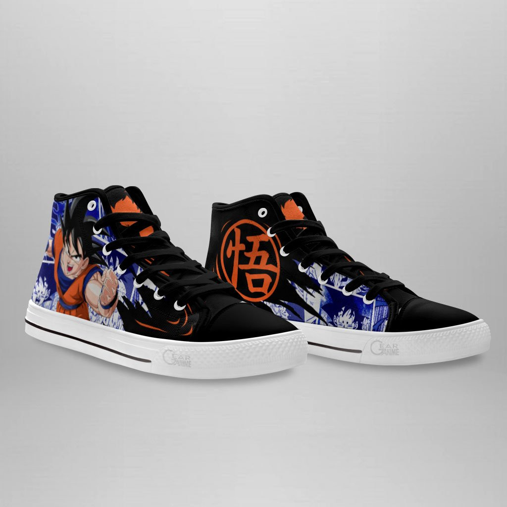 Goku High Top Shoes Custom Manga Anime Dragon Ball Sneakers