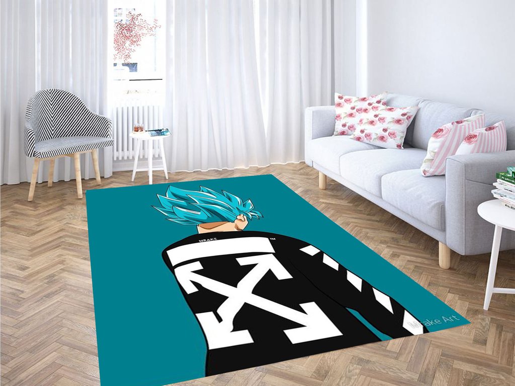 Goku Hypebeast Wallpaper Living Room Modern Carpet Rectangle Rug